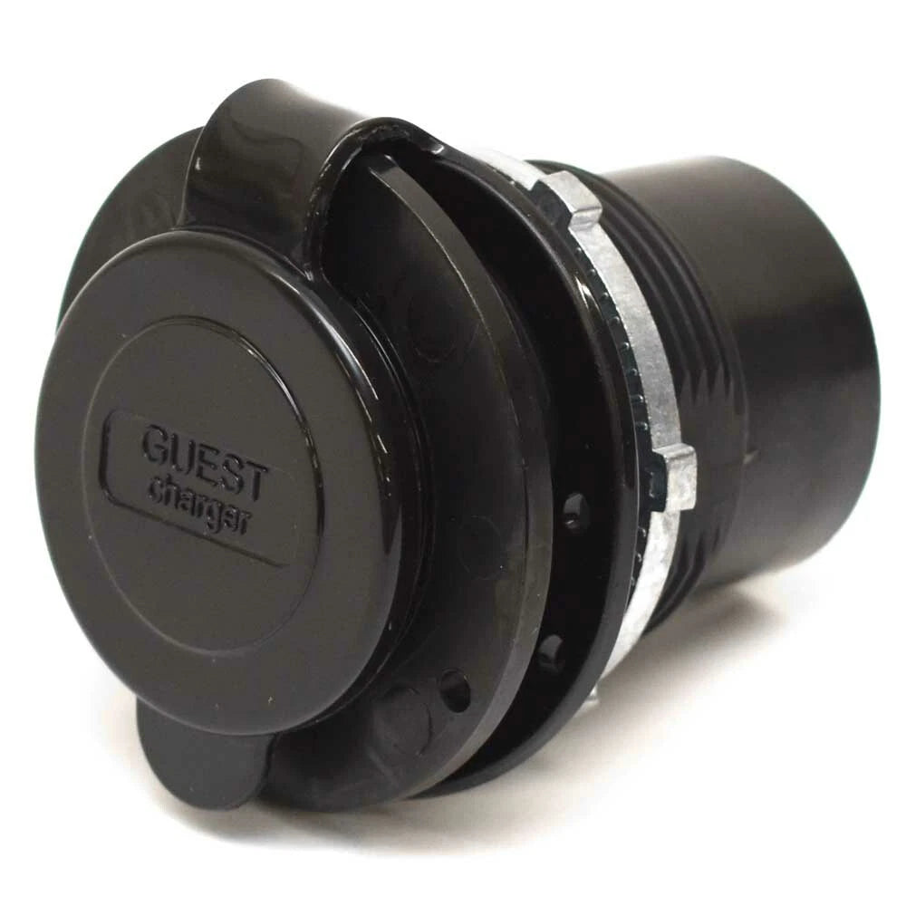 Marinco Boat Connect Charge Inlet 150CCI - 15A 125V Matte Black