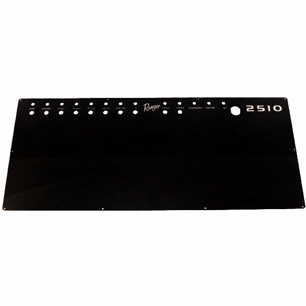 Ranger Boat Blank Switch Panel 9859214 - 2510 Black