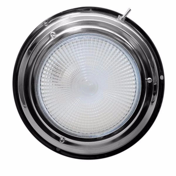 Marinco Guest Boat Dome Light 24014 - 12V 6 3/4 Inch Glass Stainless