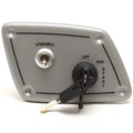 Tahoe Boat Ignition Switch Panel - Metallic Silver - Black