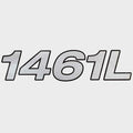 Lund Boat Decal 2351412 - 1461L Metallic Silver Sticker