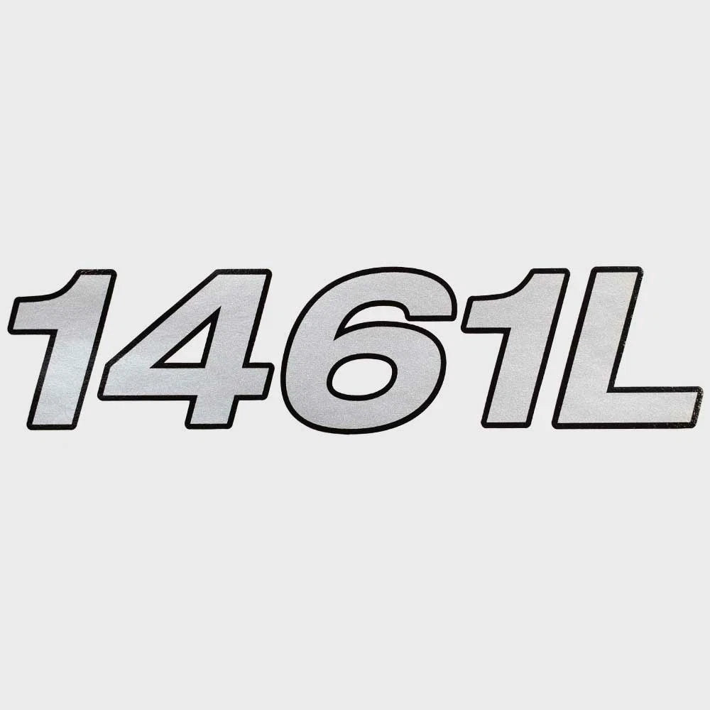 Lund Boat Decal 2351412 - 1461L Metallic Silver Sticker