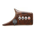 Lowe Boat Toggle Switch Panel 100497-40 - Woodgrain with USB Input