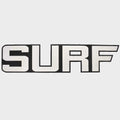 Centurion Boat Decal CSURFA - Surf 48 3/4 Inch White Black (STBD)