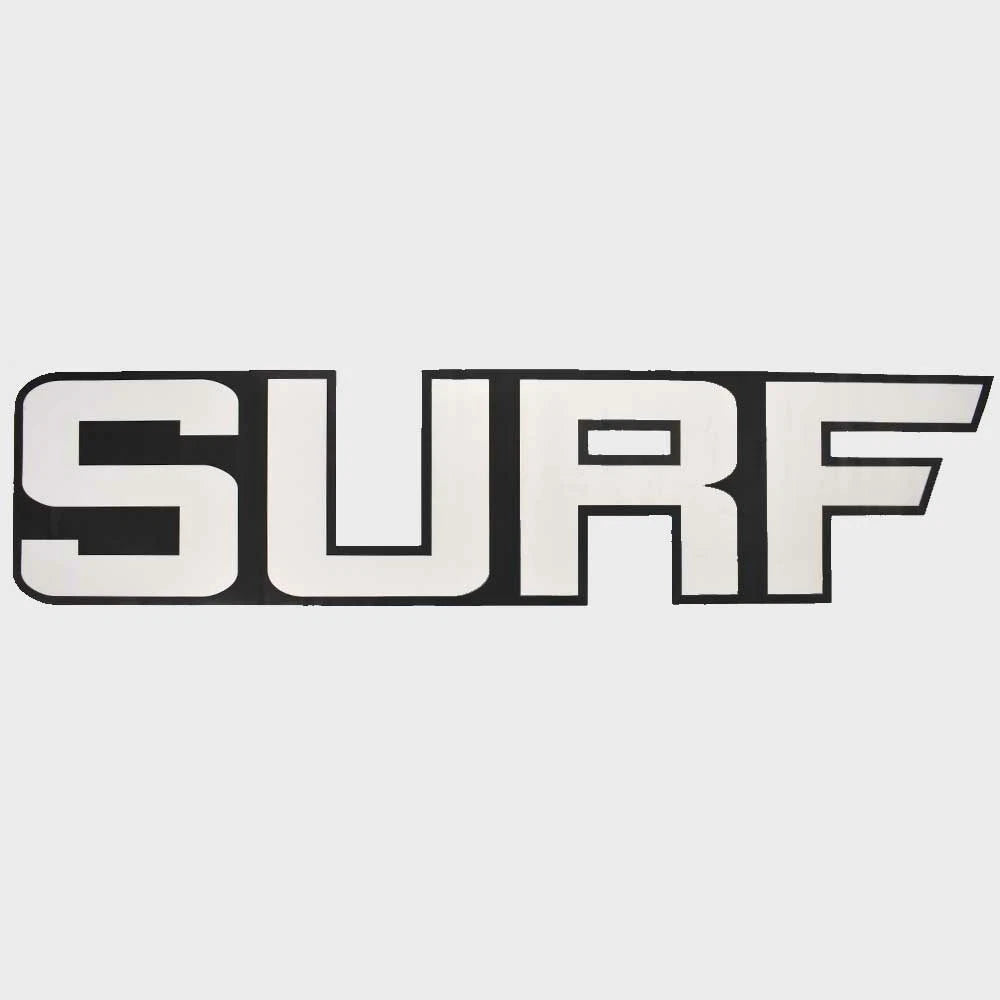 Centurion Boat Decal CSURFA - Surf 48 3/4 Inch White Black (STBD)