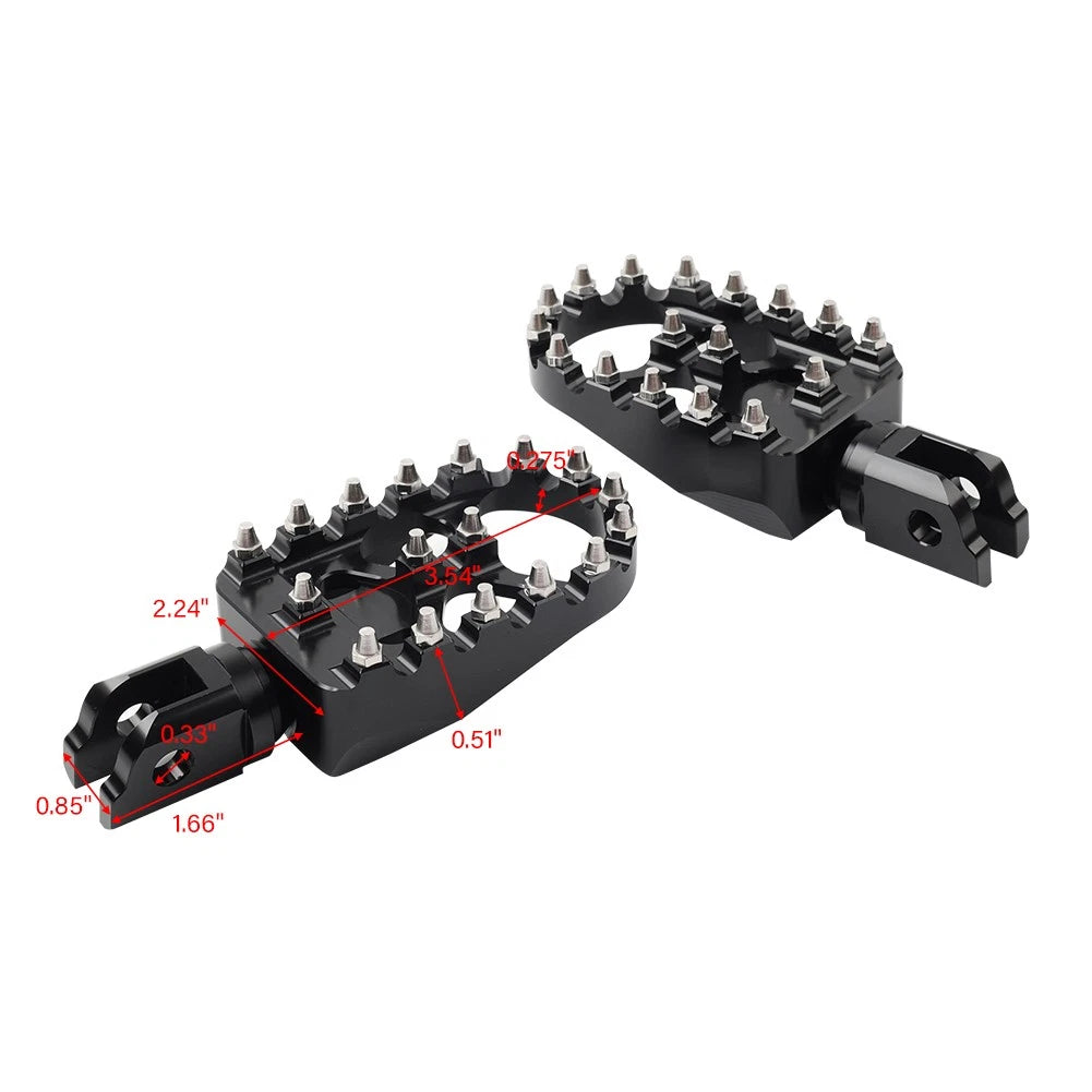 Front Black Rider Pedal for Harley FXBB FXLR FXLRS FXLRST FXST FLSB FXBR FXBRS