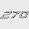 Premier Pontoon Boat Raised Emblem Decal 70010533 - 270 Sticker Silver