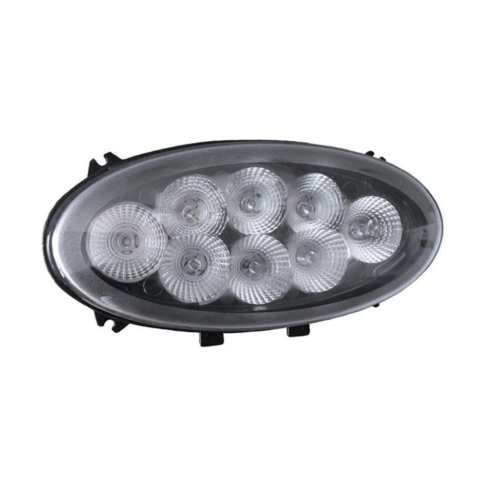 LED Oval Upper Cab Light - Flush Mount Flood/Spot Combo Fits John Deere