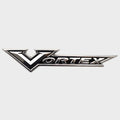 Chaparral Boat Raised Emblem Decal 14.01272 - Vortex Silver Black Sticker 2015
