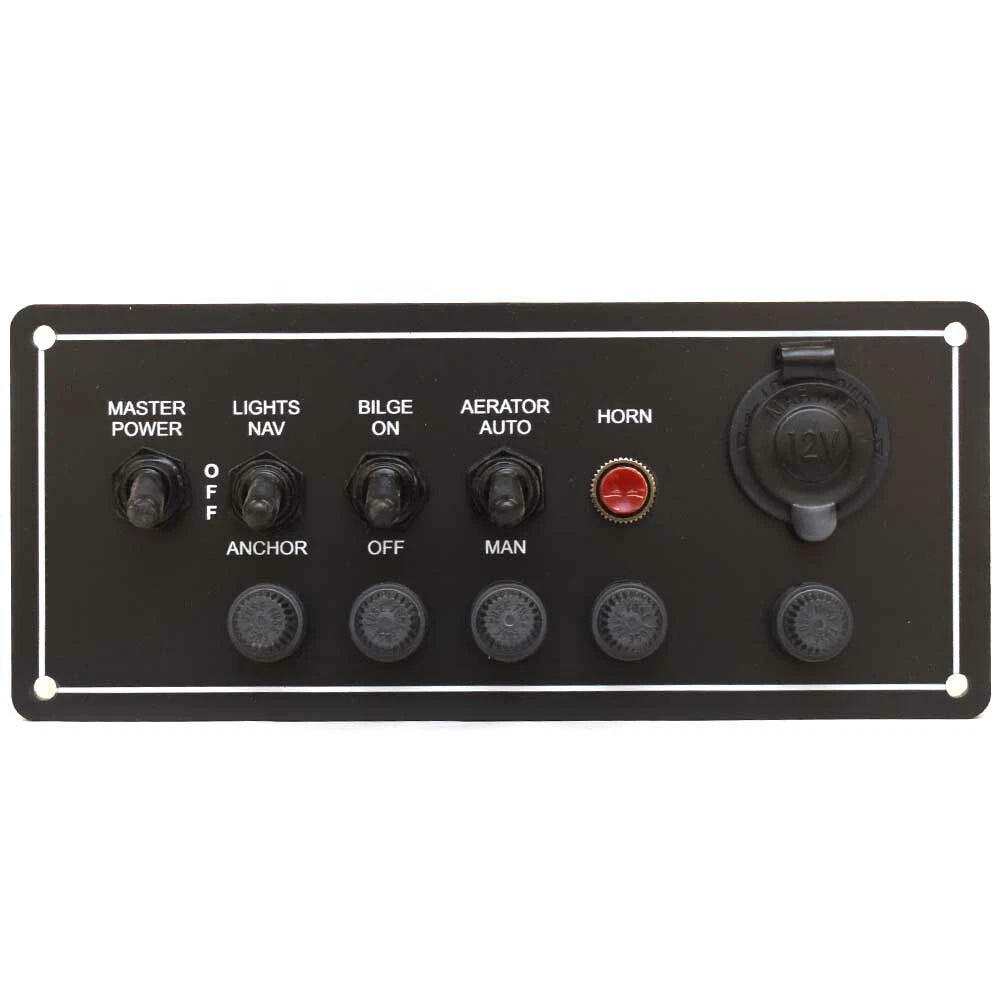 Crestliner Boat Toggle Switch Panel 2278063 - Power Bilge Aerator