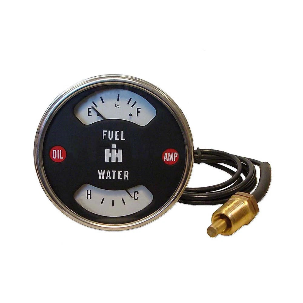 1546480C1S Fuel & Temp Gauge Fits Case-IH Tractor Models 544 656 +