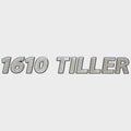 Lowe Boat Raised Decal Sticker 2254246 - 1610 Tiller Silver Black