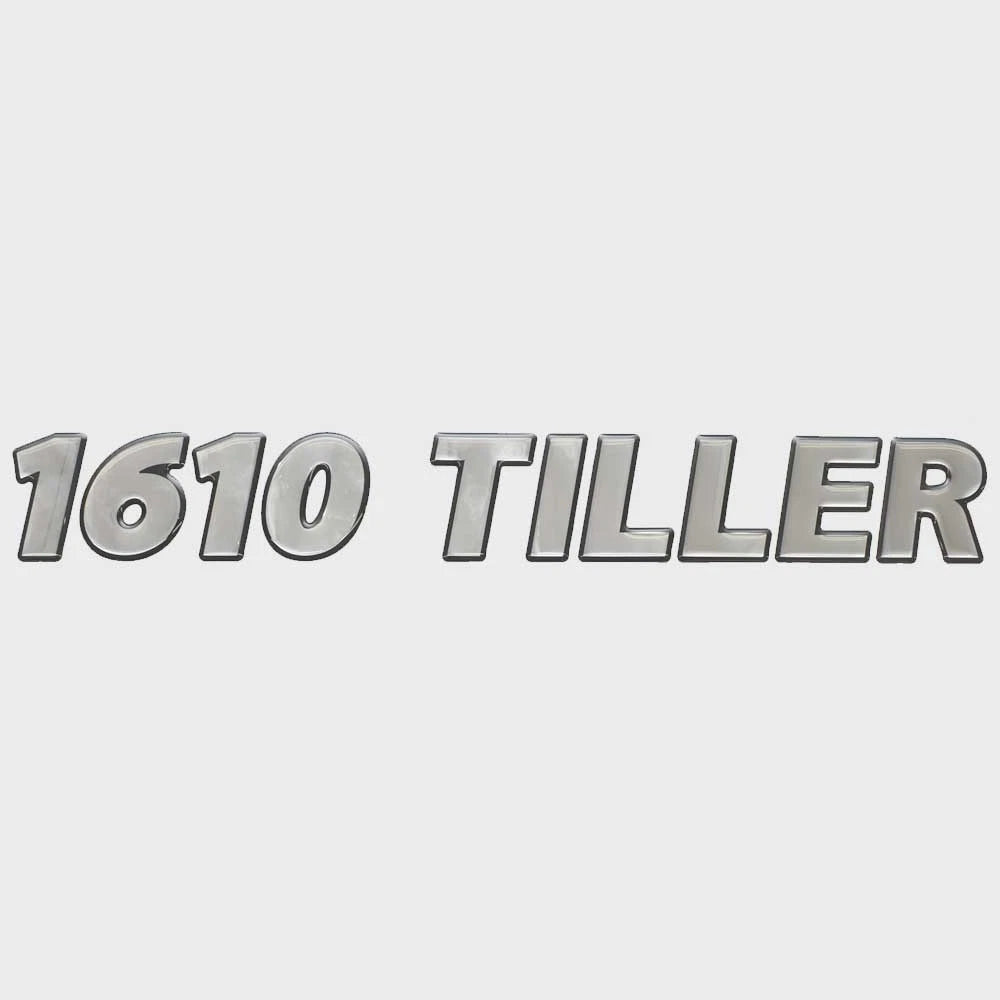 Lowe Boat Raised Decal Sticker 2254246 - 1610 Tiller Silver Black