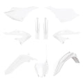 POLISPORT PLASTIC KIT + FORK GUARDS YAMAHA YZ125 22-25, YZ250 22-25, WHITE