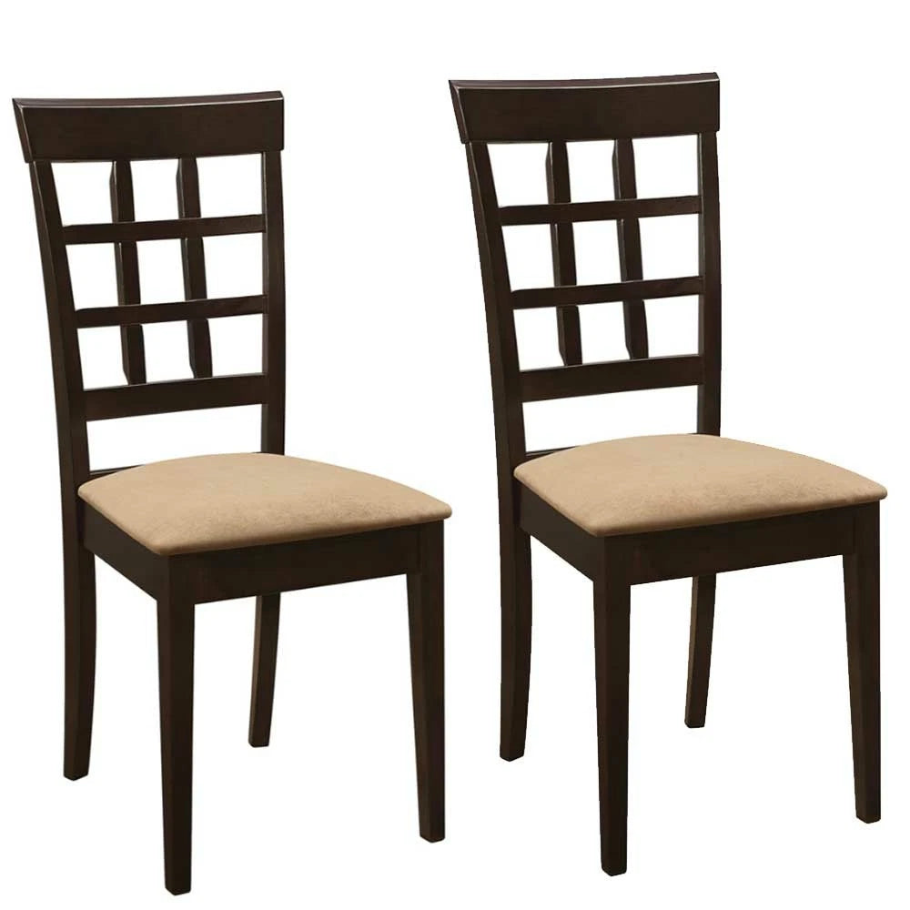 Coaster Boat Cabin Dining Chairs 100772 - Cappuccino Tan (pair)