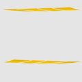 Glastron Boat Hull Decals 0572952A - Yellow Stickers (set of 2)
