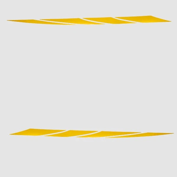 Glastron Boat Hull Decals 0572952A - Yellow Stickers (set of 2)