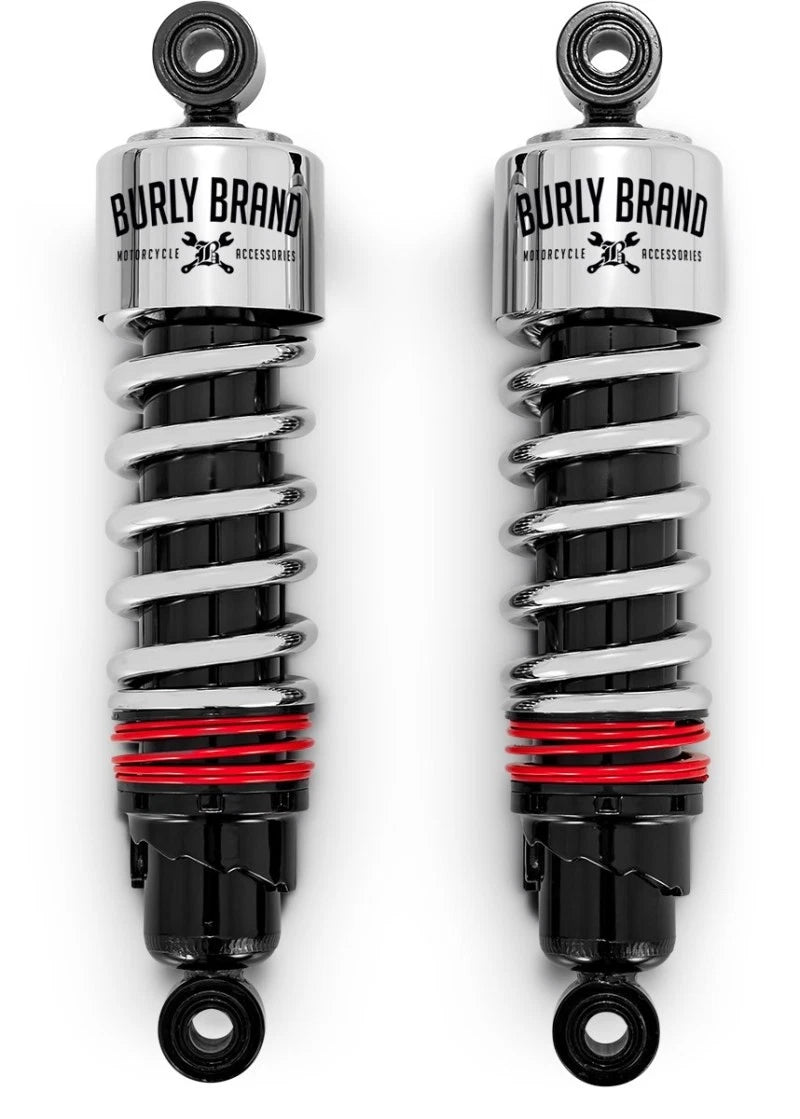 Burly Brand FLH Slammer Shocks – Fits Harley Davidson Touring 2008-2010