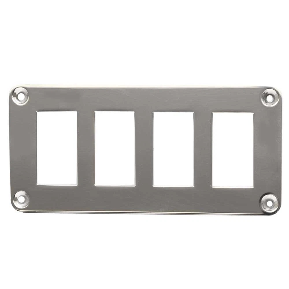 Tiara Boat Blank Switch Panel 5380091 - 5 5/8 X 2 5/8 Inch Stainless