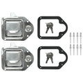 2Pcs Latch Lock Handle Paddle Tool Box Trailer Locking Truck Travel RV Locks