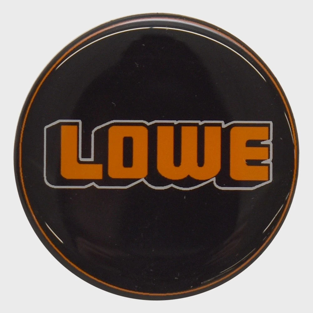 Lowe Boat Domed Steering Wheel Decal 2352085 - Black - Orange Sticker
