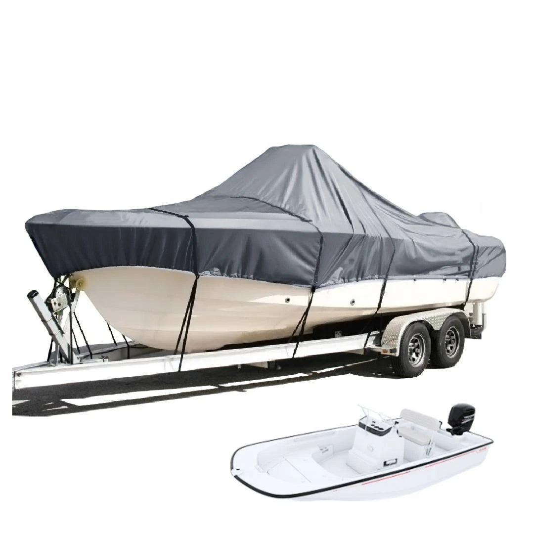 Hurricane Center Console 21 OB Trailerable Waterproof Deck Boat Storage Cover