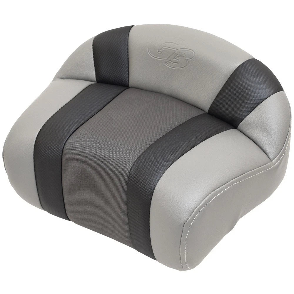 G3 Boat Casting Seat 73523292 - Tri-Tone Gray Vinyl with Logo