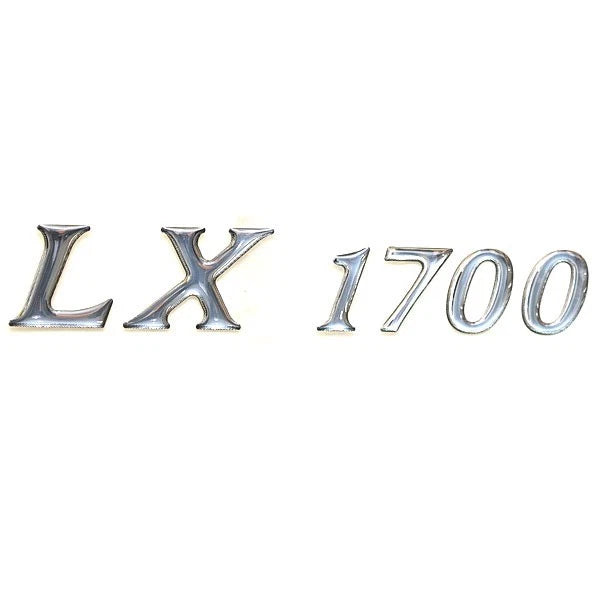 Larson Boat Model Decal 8624-3273 - LX 1700 Silver Black Foam Vinyl