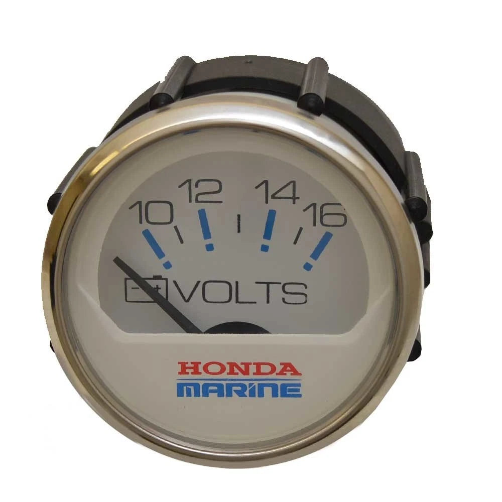 Faria Boat Volt Gauge VPC602B - Honda Chesapeake White SS 2 Inch