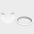 Sea Dog Line Boat Deck Plate 336162 - 8 Inch Textured White Plastic