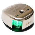 Aqua Signal Boat LED Bow Light 28201-1 - 12VDC Stainless Green