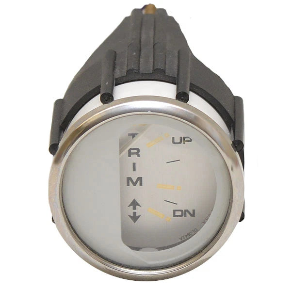 Faria Boat Trim Gauge GPC601B - Kronos Silver Mercury Yamaha