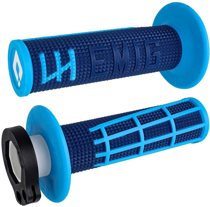 ODI Emig 2.0 V2 Lock-On Grip Navy/Blue for Offroad Motorcycles 2010-2024