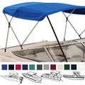 Boat Bimini Top 4 Bow 96"L 79"- 84"W 54"H Frame Only Durable Sturdy Weatherproof