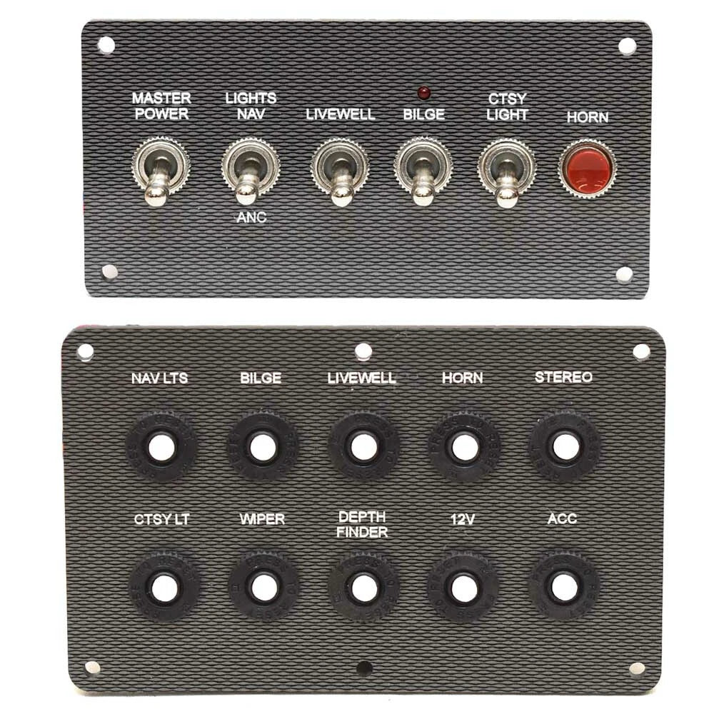Crestliner Boat Switch Panels 2244204 - 1850 Commander (set of 2)