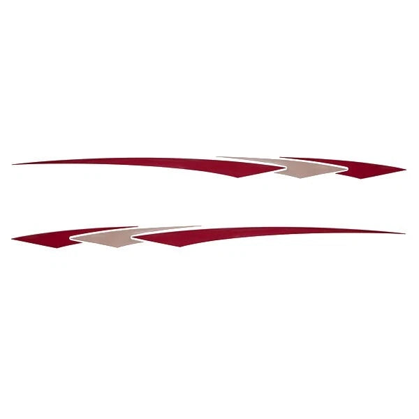 Rinker Boat Graphic Decals 218197 - 182 Model Red Stickers (set of 2)