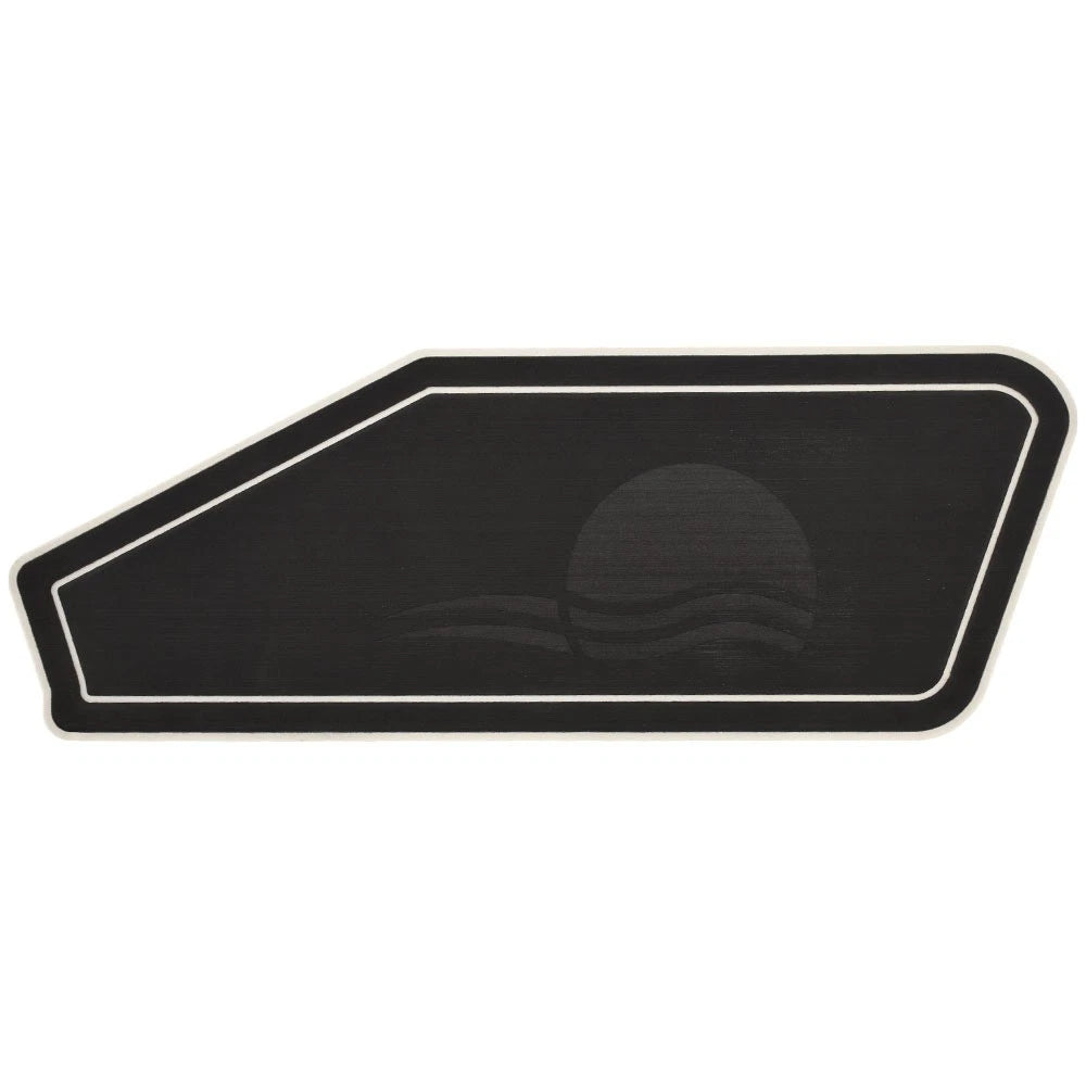 SunCatcher Amara Pontoon Boat Console Mat 73346010 - Black/Gray (STBD)