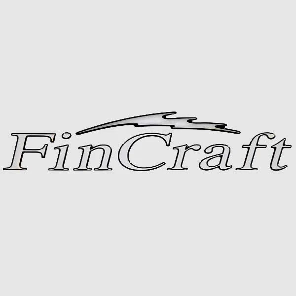 FinCraft Boat Raised Name Decal 140776-01 - 19 Inch X 5 Inch