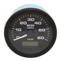 Teleflex Boat Speedometer Gauge 781278PDFB - Hurricane 3 1/2 Inch