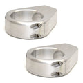 Ski Centurion Boat Wakeboard Tower Clamps - 2 1/4 Inch Aluminum (pair)