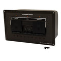 Bass Boat Technologies Switch Panel - 10 X 6 Inch Black Aluminum