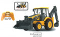 NEWRAY MODEL VOLVO BACKHOE LOADER YELLOW & BLACK BL71 R/C, SCALE 1:18