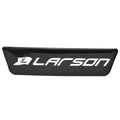 Larson Boat Helm Raised Emblem Decal 8624-2596 - Black Sticker