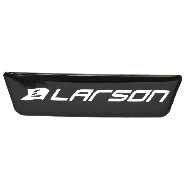 Larson Boat Helm Raised Emblem Decal 8624-2596 - Black Sticker