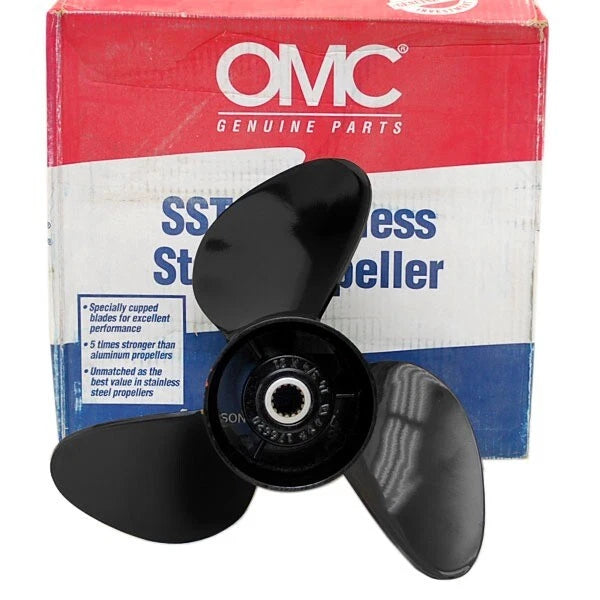 OMC - Johnson SST Boat Propeller 176620 - LH 14 3/4 X 21 P Stainless