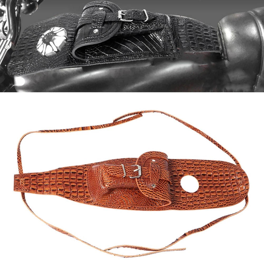 Fuel Gas Tank Cover Panel Dash Console Center Pouch Bag for Harley 48 Iron 883