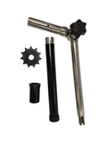 Taco Marine T10-3000-6 Adjustable Rod Holder Mount and Gunnel Adapter Shadefin