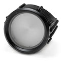 Faria Boat Blank Filler Gauge BLS9685B - 2 Inch Black Silver