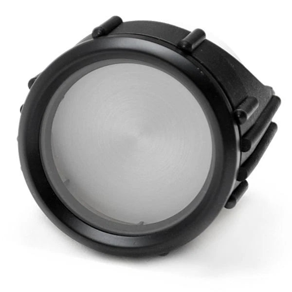Faria Boat Blank Filler Gauge BLS9685B - 2 Inch Black Silver