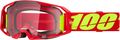 100-Percent Armatic MX Goggle Red Clear Lens Offroad Motorcycle Eyewear